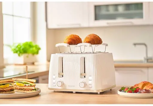 Тостер Sencor STS7540WH біло-золотий 1860 Вт - фото 7