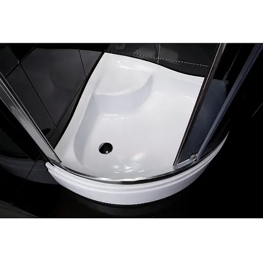 Душова кабіна Eger Csardas 95x95 на середньому піддоні 599-512, тонований, хром - фото 2