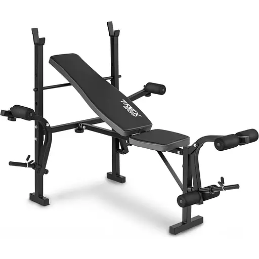 Набор Hop-Sport Premium 173кг со скамьей TX-055, штангами и гантелями - фото 5