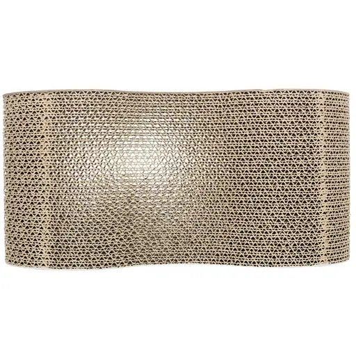 Когтеточка Trixie Wave Junior для котят с мятой картон светло-сиреневая/мятная 38х7х18 см [CD] в ассортименте - фото 3