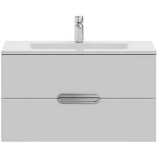 Тумба з умивальником AM.PM Spirit 80 см M70-FUX0802-WC0802-38 Білий - фото 1