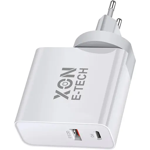 Зарядний пристрій XON PowerCharge 65W PD65 USB Type-C White (PCCW0065AC0W 5924) - фото 3