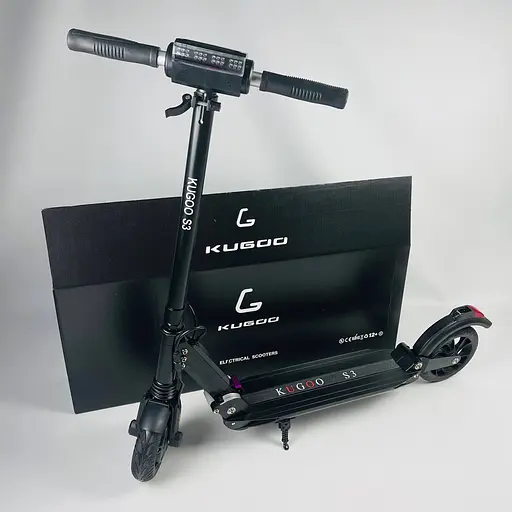 Электросамокат KUGOO S3 Jilong 8.8Ah 450W черный + сумка-чехол - фото 4