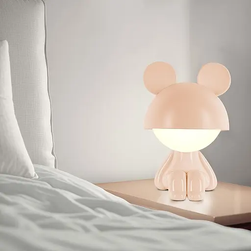 Світильник-нічник Kite LED з акумулятором Cute Mouse персиковий (K25-316-2-4) - фото 3