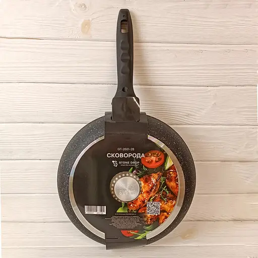 Сковорода Gusto GT-2601-24 Stone Drop 24х4.7 см (146317) - фото 4