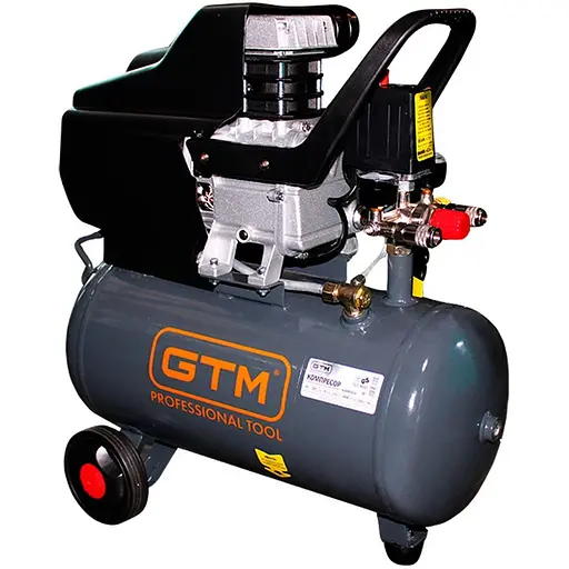 Поршневой воздушный компрессор GTM 24 л KABM2024 - фото 1
