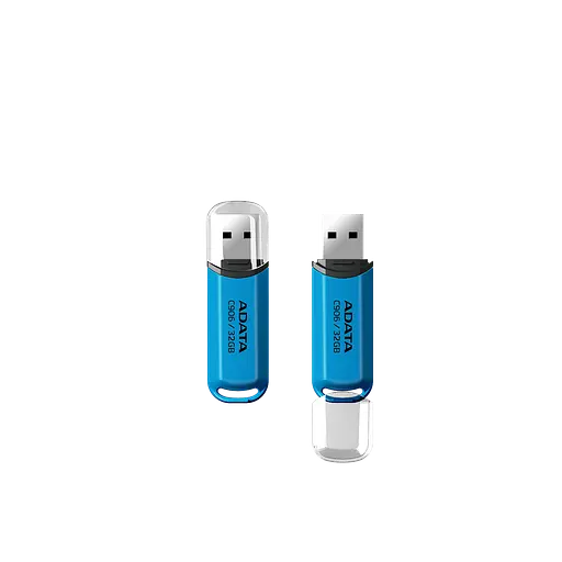 Флеш-накопитель ADATA USB 2.0 C906 32Gb Water голубой - фото 3
