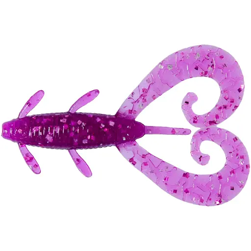 Силикон Reins G-Tail Twin 3" 428 Purple Dynamite (8 шт/уп)