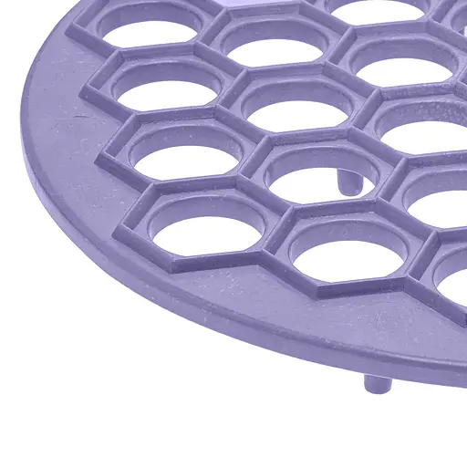 Пластикова пельменниця (форма для приготування пельменів) Ø26 см, Kitchette Бузковий 84499 - фото 2