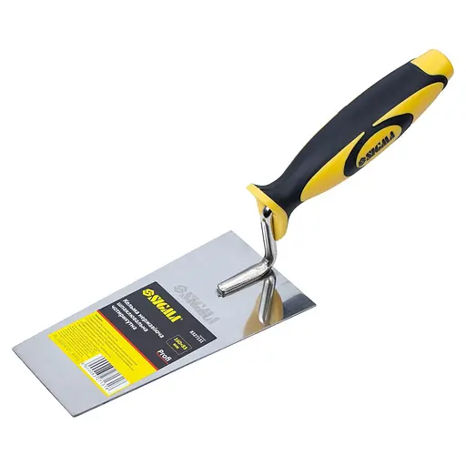 Кельма шпаклевочная Sigma нержавеющая четырехугольная Profi 160×83 мм 8327131 - фото 1