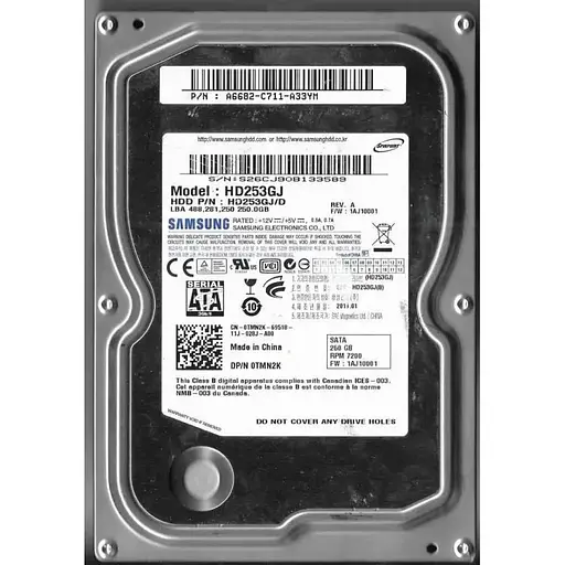 Жесткий диск 3.5 Samsung 250Gb HD253GJ Б/У - фото 1