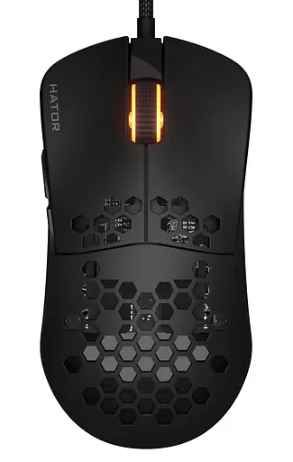 Мышь HATOR Stellar PRO USB Black (HTM-540) Б/у - фото 1