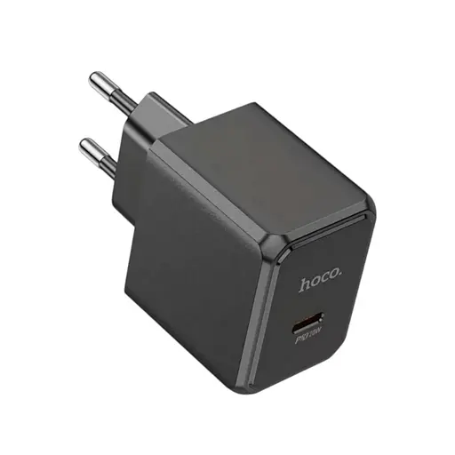 Сетевое зарядное устройство Hoco CS13A PD20W с поддержкой быстрой зарядки Power Delivery черный - фото 3