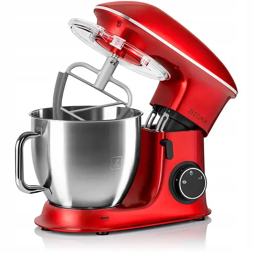 Тестомес миксер планетарный Zeegma PLANEET CHEF RED 2200 Вт - фото 5