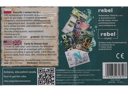 Аксесуар Ігромаг Набір із 3 промо карт і протекторів для доповнення Левада. За течією (Meadow Downstream Cards & Sleeves Pack) англ. - фото 3