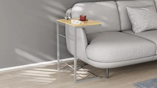 Столик Терри Ferrum-decor 650x440x330 Серый металл ДСП Дуб Артизан 16 мм (FRD-104667)