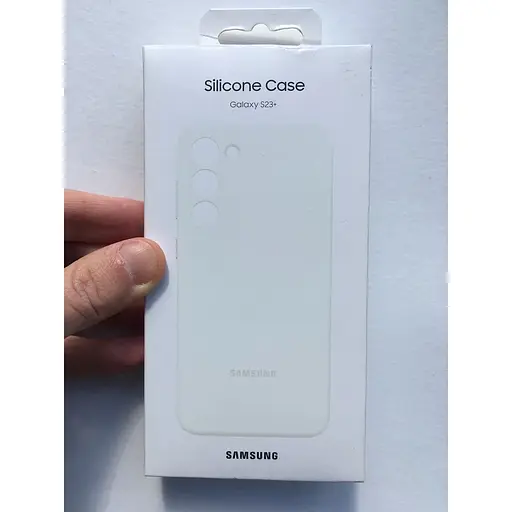Оригінальний силіконовий чохол Samsung для Galaxy S23 Plus (6.6") Samsung Silicone Case EF-PS916TUEGRU Cotton - фото 5