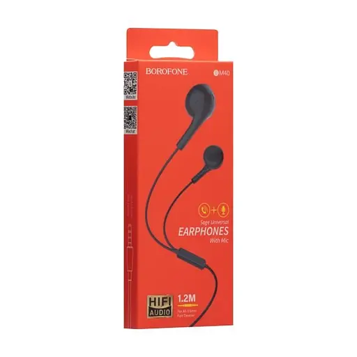 Наушники Borofone BM40 чёрные - фото 4