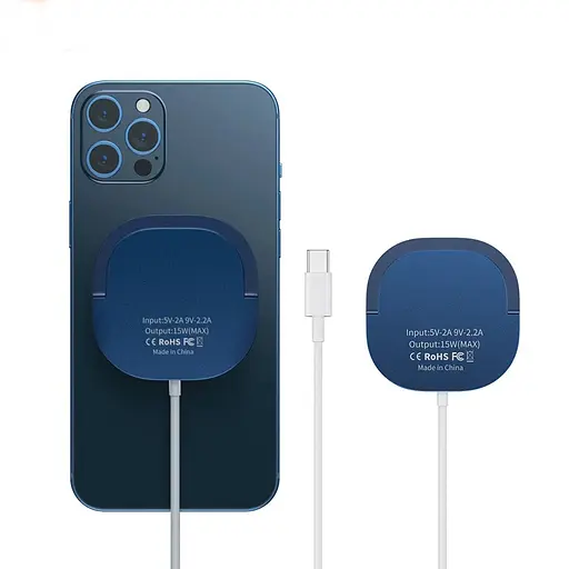 Зарядний пристрій Qi 2in1 MagSafe wireless charger with holder JYD-WC92 |15W Max| - фото 6