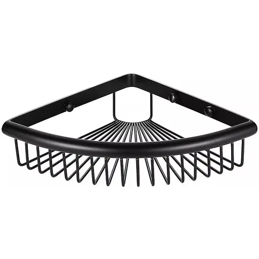 Полиця кутова Frap F352-6, Чорний матовий - фото 1