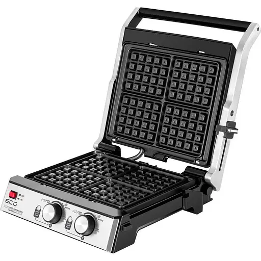 Гриль настільний ECG KG 2033 Duo Grill & Waffle - фото 8