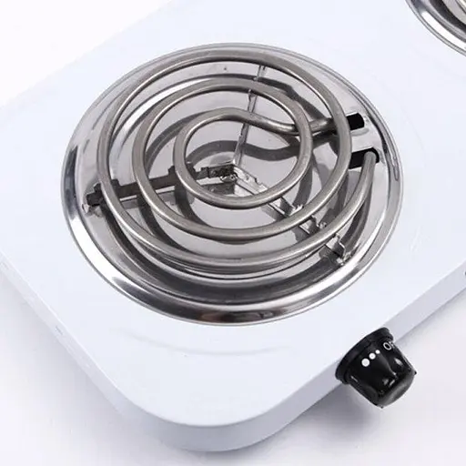 Электрическая плита JX-2020B спираль 2-комфорки 2000W - фото 9