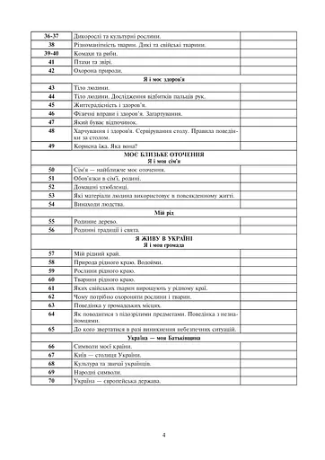 Я досліджую світ. 1 клас. Конспекти уроків - фото 4