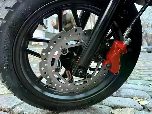 Електроскутер Двомісний Crosser V3 (2500W, 72V/35Ah) Коричневий - фото 8