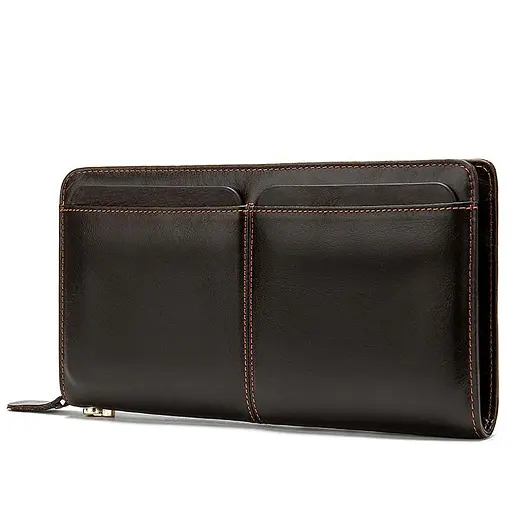 Кожаный мужской клатч-барсетка  Vintage 21,5х11,5х3 см acs0028317 - фото 1