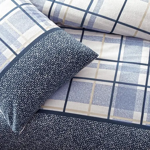 Постельное белье Ares Mavi Фланель / простыня на резинке Tac pbe0051673 - фото 2