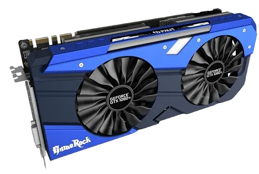 Видеокарта GeForce GTX 1080 Ti 11GB Palit GameRock Premium (NEB108TH15LC-1020G) Б/У - фото 2