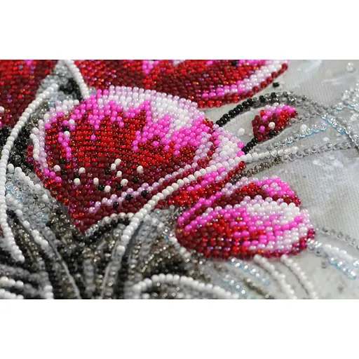 Набір для вишивання бісером "Червоний смарагд" 40х22 см - фото 5