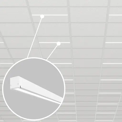 Встраиваемый светодиодный светильник X-LED VLS-50w линейный 50 Вт белый - фото 7