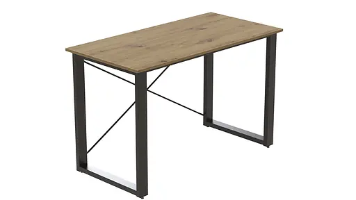 Письменный стол Ferrum-decor Драйв 750x1200x600 Черный металл ДСП Дуб Артизан 16 мм (FRD-103113) - фото 4