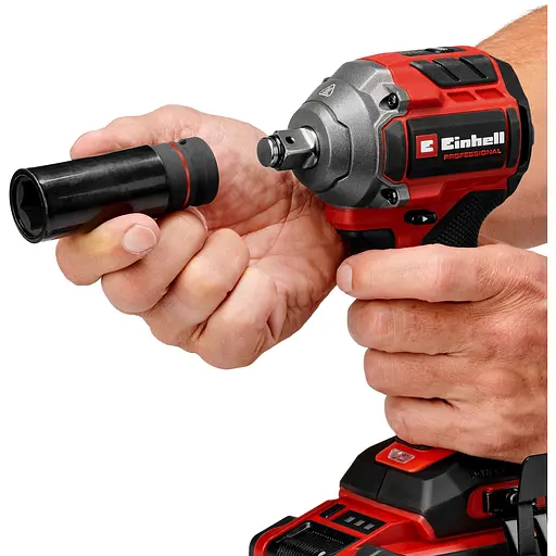 Гайковерт Einhell Professional TP-CW 18/260-C Li BL - Solo 18В ударний акумуляторний без АКБ та ЗП (4510090) - фото 8