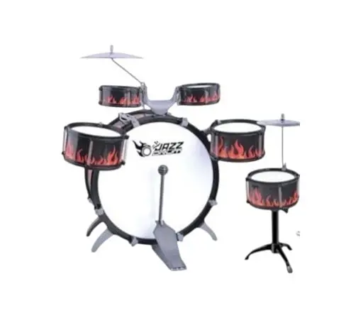 Детская барабанная установка L651 с 5 барабанами, педалью, тарелками, палочками и стульчиком