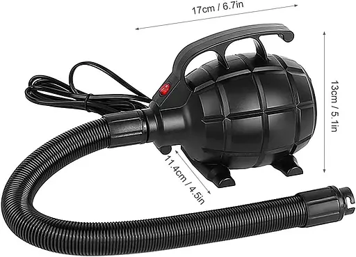 Irfora Портативный электрический насос 500 Вт Воздушный матрас Насос Воздушная кровать Бассейн Игрушка Лодка Быстрая надувная - фото 3