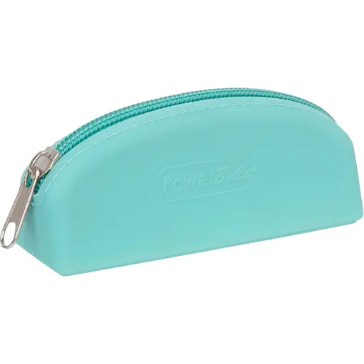 Сумка для хранения секс-игрушек PowerBullet Silicone Storage Zippered Bag Teal