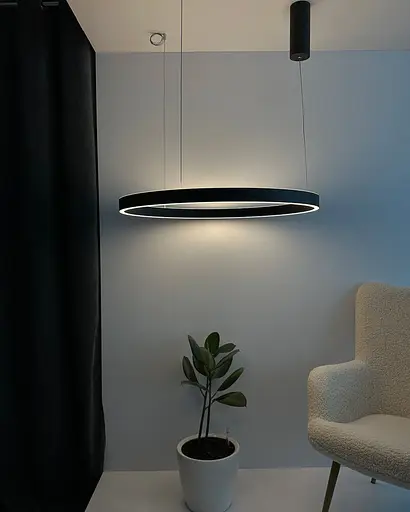 Подвесной светильник Italux PND-56215D-080RPP-BK-3KS4K-TRDIMM Brasco Up Down Led 2x80W 3000K-4000K 5800Lm IP20 - фото 2