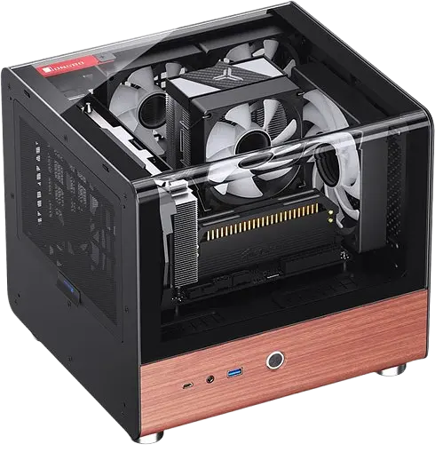 Корпус JONSBO TK-0 Black - фото 3