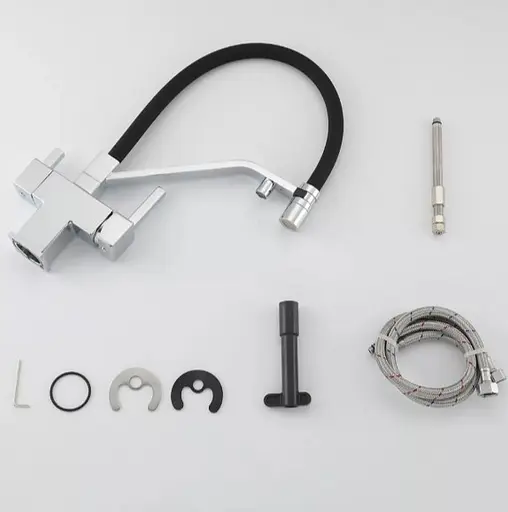 Змішувач для кухні Gappo з виходом для питної води, з гнучким виливом G4395-60 - фото 6