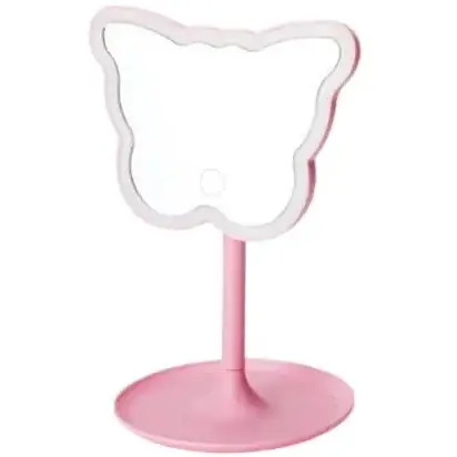 Дзеркало косметичне настільне Salon Professional Метелик з LED підсвіткою 40 діодів - фото 1