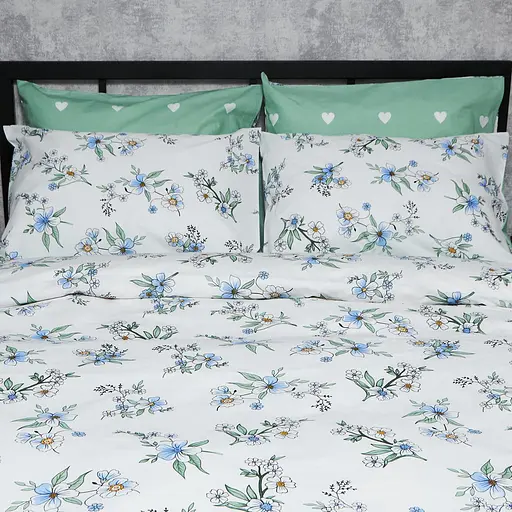 Комплект постельного белья Moon&Star Бязь Gold Люкс Spring Harmony King Size 220x240 наволочки 2х70х70 - фото 7