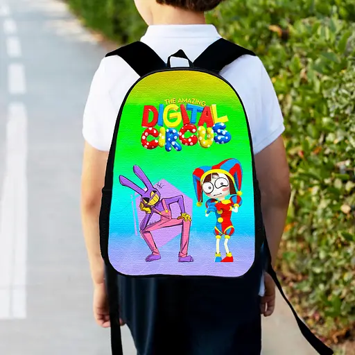 Рюкзак детский Цифровой Цирк "Amazing Digital Circus" 34х27 см, ранец городской для мальчика (00467)
