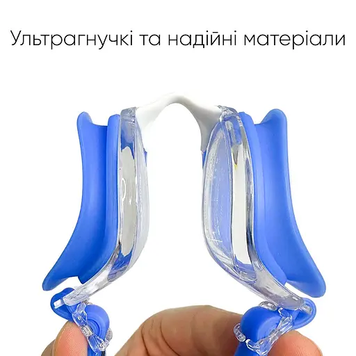 Підліткові (дорослі) Окуляри для плавання Renvo Mira JR Anti-fog Синій OSFM (2SG230-04) - фото 4