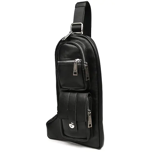 Кожаный рюкзак слинг рюкзак на одну шлейку TARWA sum0028243 - фото 3