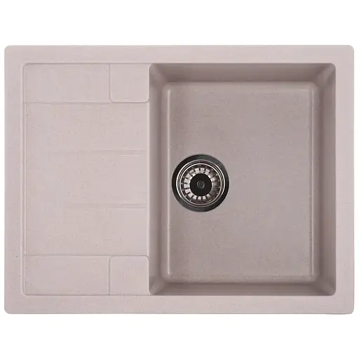 Кухонная мойка Zerix ZS-6550S-06 beige ZX4541, Бежевый - фото 1