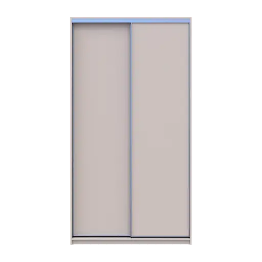 Шафа купе Doros Сіті Лайт Кашемір 2 ДСП 120х45х225 (80736332) - фото 3