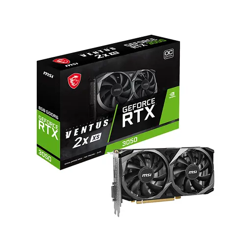 Відеокарта MSI GeForce RTX3050 8Gb VENTUS 2X XS OC (RTX 3050 VENTUS 2X XS 8G OC) - фото 5