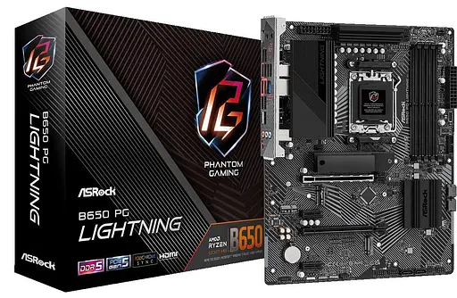 Материнская плата AsRock B650 PG LIGHTNING (B650 PG LIGHTNING) (Socket AM5, AMD B650, ATX) - фото 5